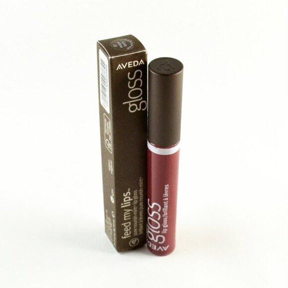 AVEDA Feed My Lips Nourish-Mint Lip Gloss 07 MAQUI BERRY 0.34 oz /10ml - Picture 1 of 3